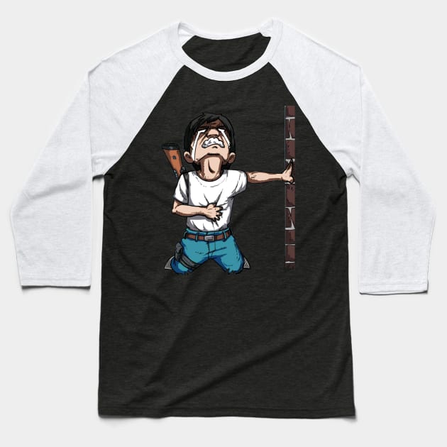 dead out of the zone Baseball T-Shirt by marcandsgn